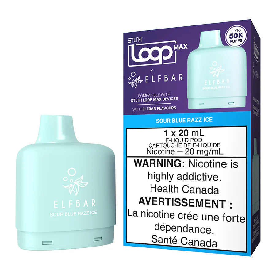 Stlth Loop Max x Elfbar SOUR BLUE RAZZ ICE Orleans Vape