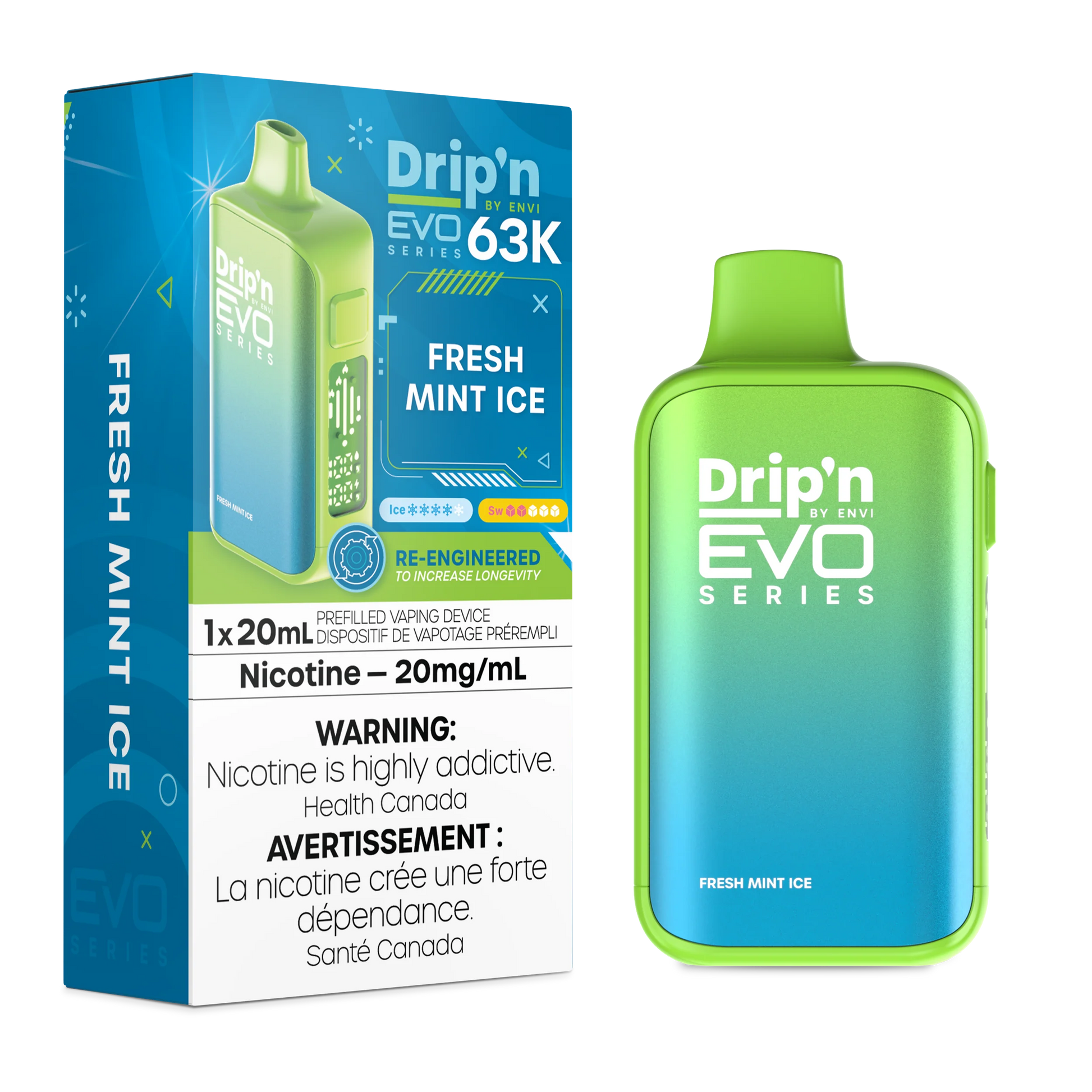 Drip’n Evo 63K Fresh Mint Ice Orleans Vape