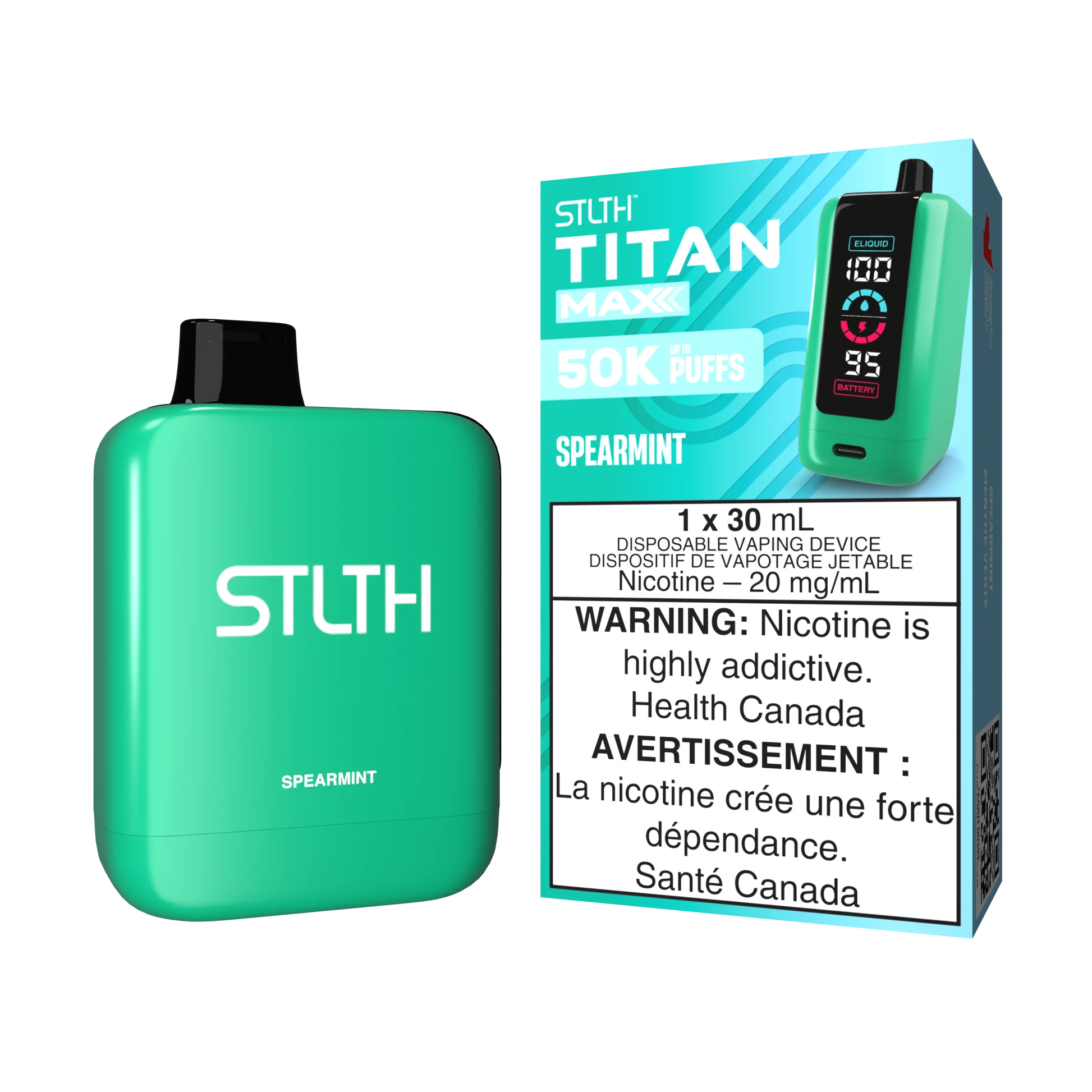 Stlth Titian Max Spearmint 50K Orleans Vape