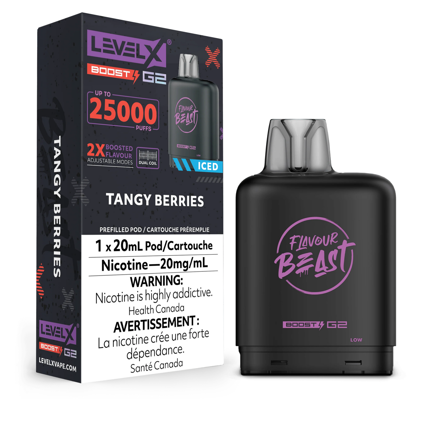 Level X G2 Ultra 50K TANGY BERRIES Orleans Vape