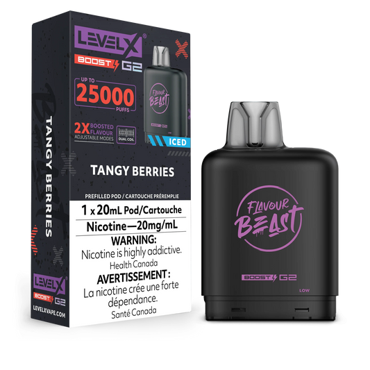 Level X G2 Ultra 50K TANGY BERRIES Orleans Vape
