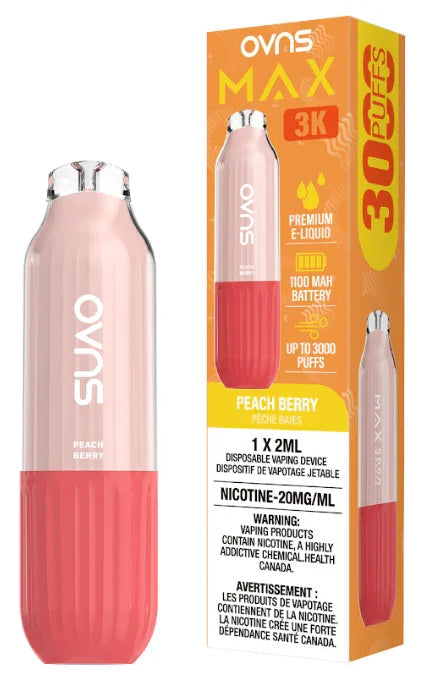 Ovns Max 3000 PEACH BERRY Orleans Vape