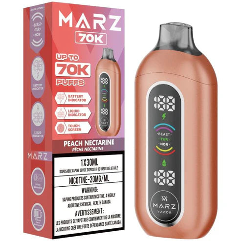 Marz 70K PEACH NECTARINE Orleans Vape