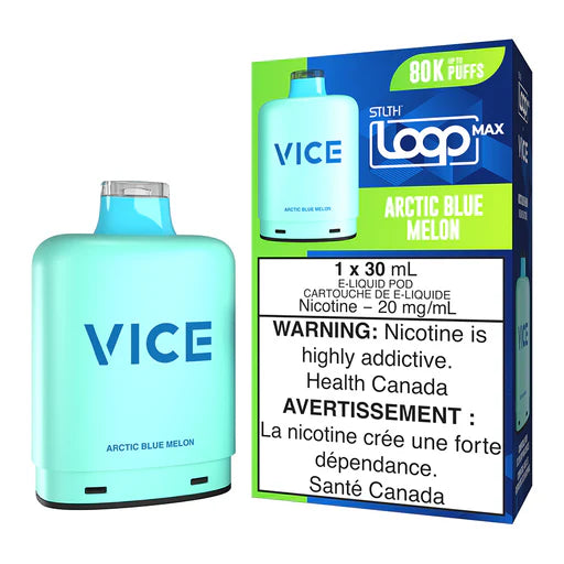 STLTH X VICE Loop Max ARTIC BLUE MELON 80k Orleans Vape