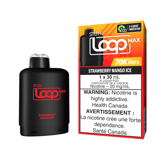 Strawberry Mango Ice STLTH LOOP MAX 70k Orleans Vape
