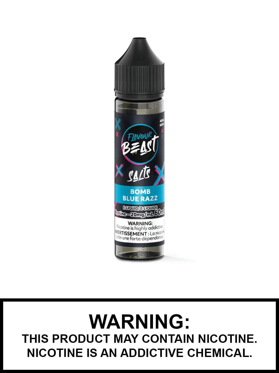 Bomb Blue Razz Flavour Beast | 60ml | E liquid Orleans Vape