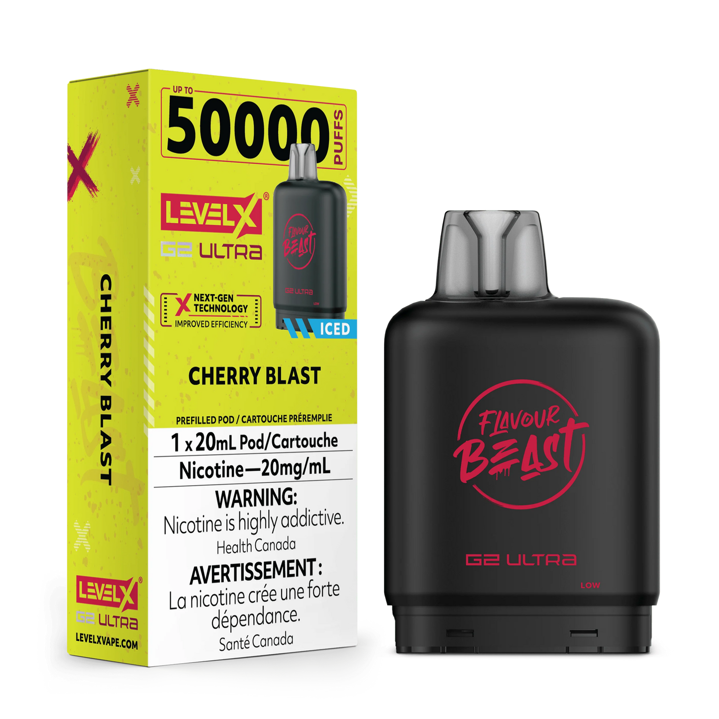 Level X CHERRY BLAST 50k Orleans Vape