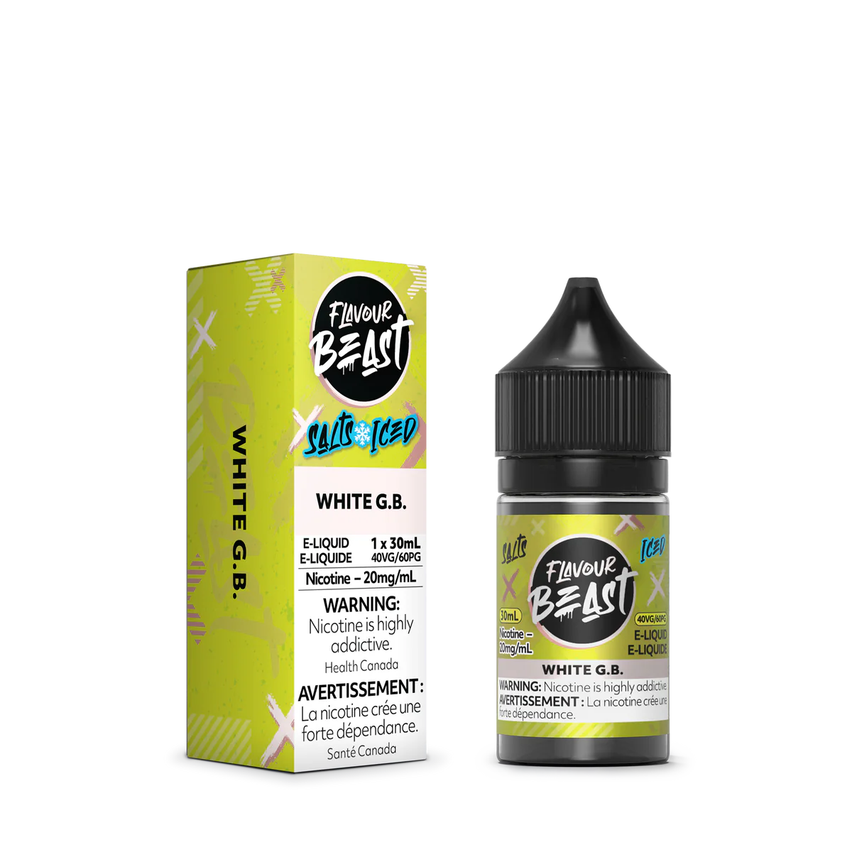 Flavour Beast Salt Ice WHITE G.B. | 20mg | 30ml Orleans Vape