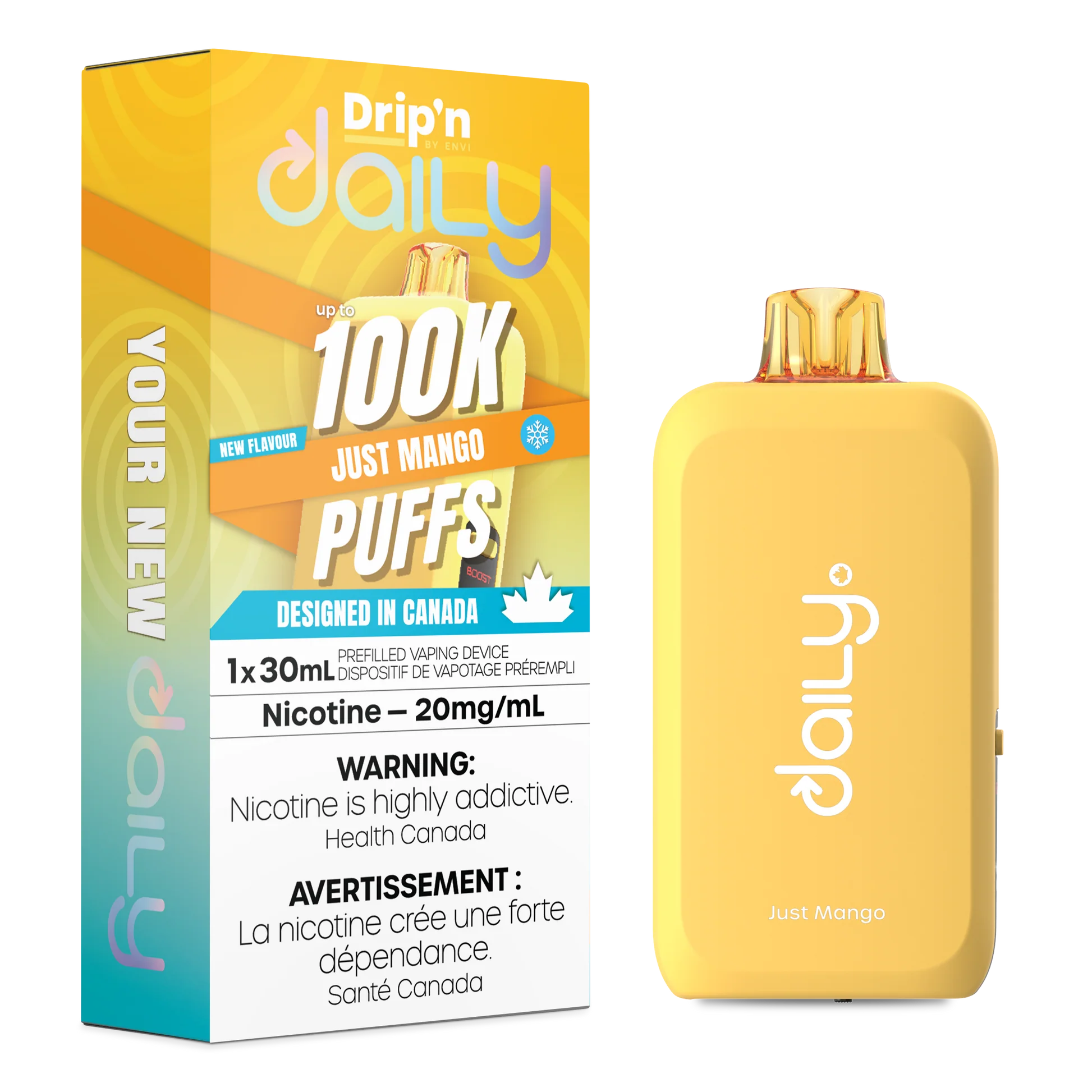 Drip’n Daily JUST MANGO 100K Orleans Vape