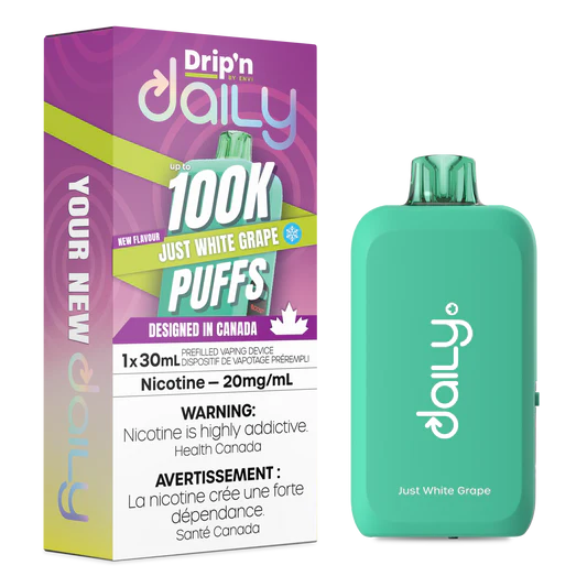 Drip’n Daily JUST WHITE GRAPE 100K Orleans Vape