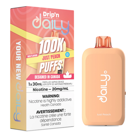Drip’n Daily JUST PEACH 100K Orleans Vape