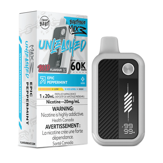 Beast Mode Max 3 Unleashed EPIC PEPPERMINT 60K Orleans Vape