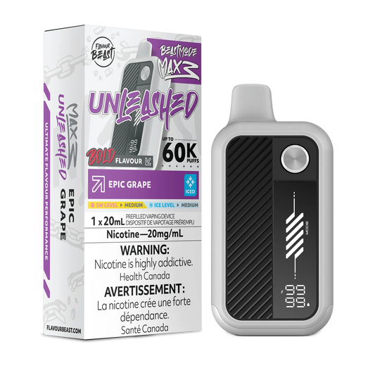 Beast Mode Max 3 Unleashed EPIC GRAPE 60K Orleans Vape