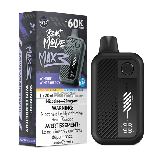 Beast Mode Max 3 WINNIN’ WINTERBERRY 60K Orleans Vape