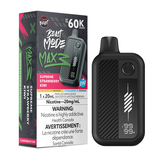 Beast Mode Max 3 SUPREME STRAWBERRY KIWI 60K Orleans Vape