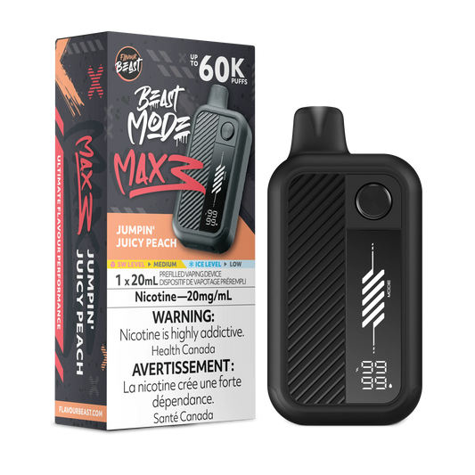Beast Mode Max 3 JUMPIN’ JUICY PEACH 60K Orleans Vape