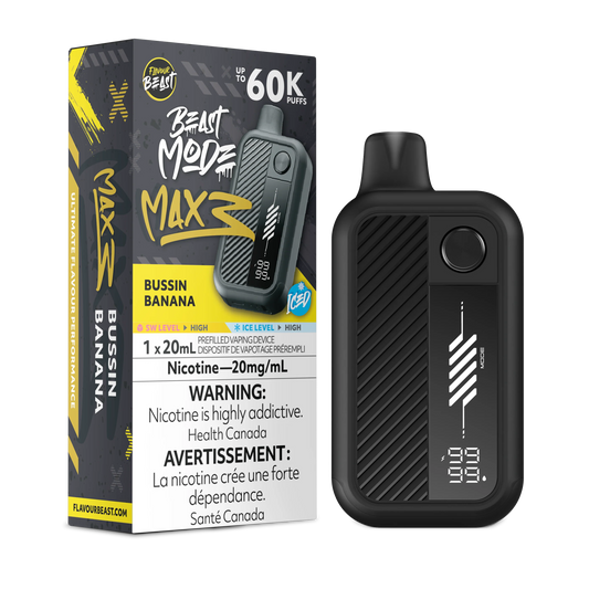 Beast Mode Max 3 BUSSIN BANANA 60K Orleans Vape