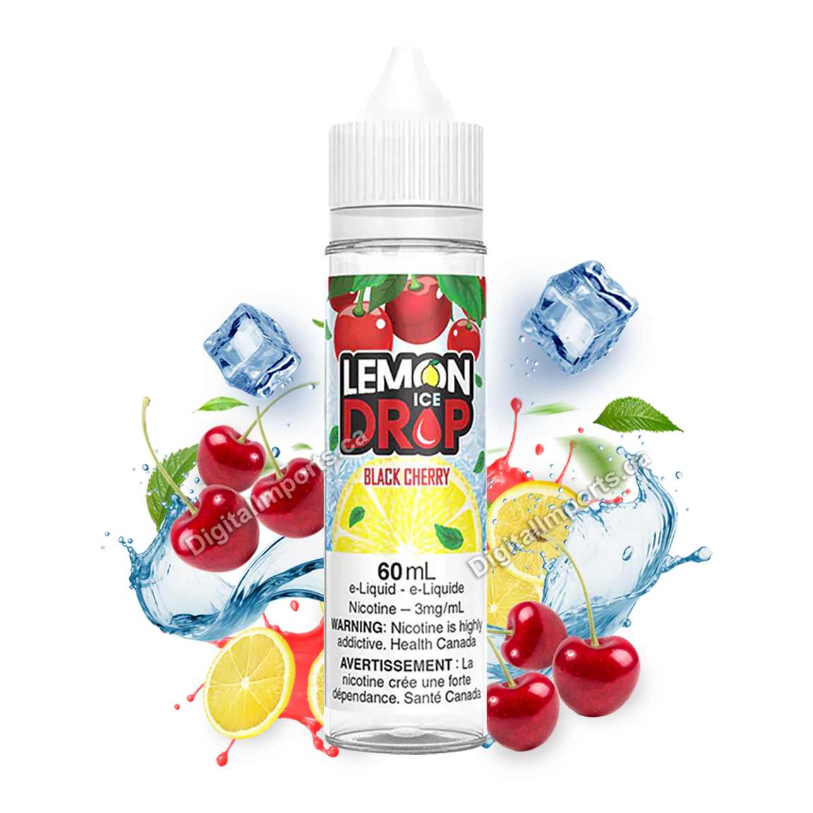 Lemon Drop Black Cherry 60ml | 3mg Orleans Vape