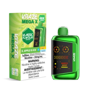 Kraze Mega X S. APPLE G ICE 48K Orleans Vape