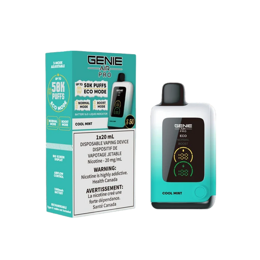 Genie Air Pro COOL MINT       0 Zero Nicotine 75K Orleans Vape
