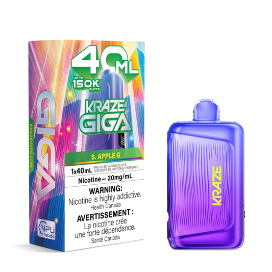 Kraze GIGA S. APPLE G | 40ML | Orleans Vape