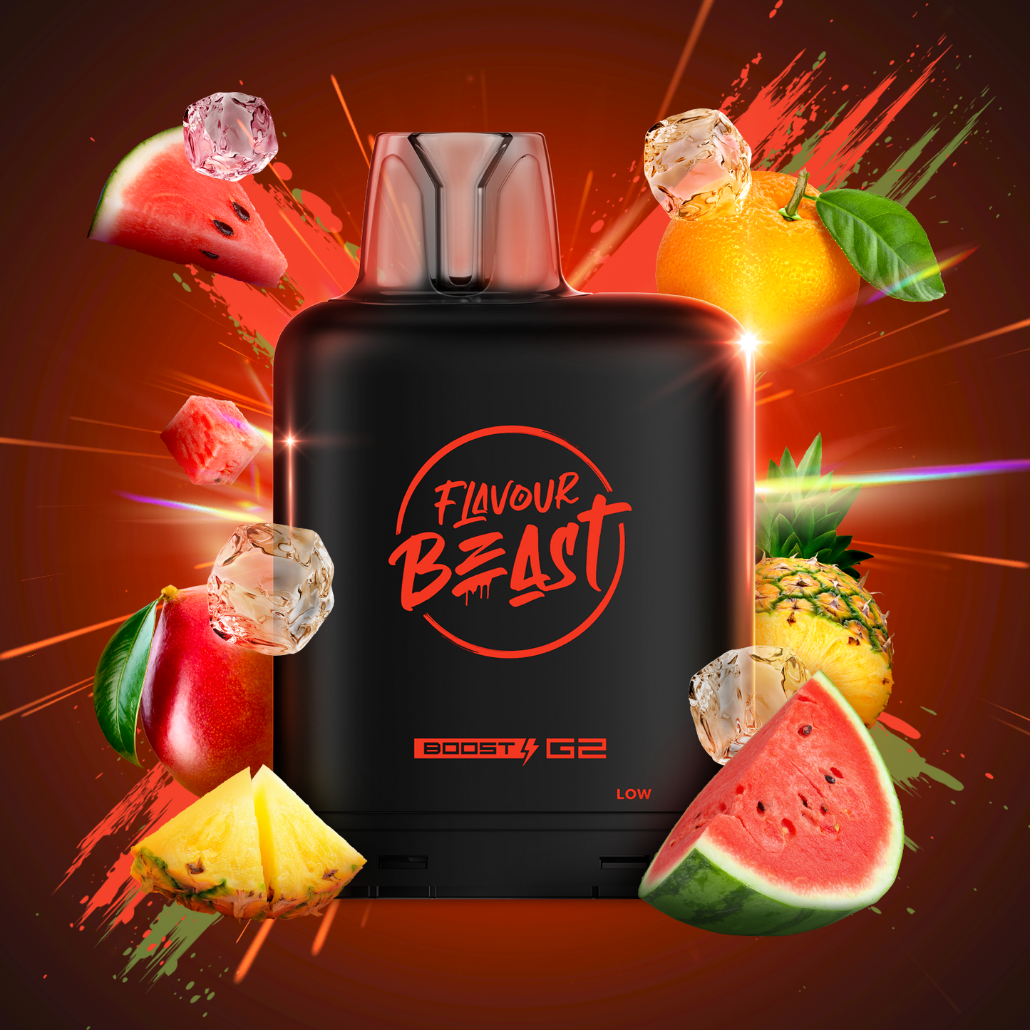 Level X Flavour Beast POD 14ml - Bomb Blue Razz Orleans Vape