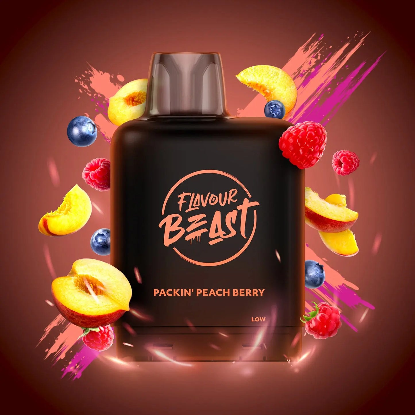 Level X Boost Flavour Beast 15k Pod 20mL - Packin' Peach Berry