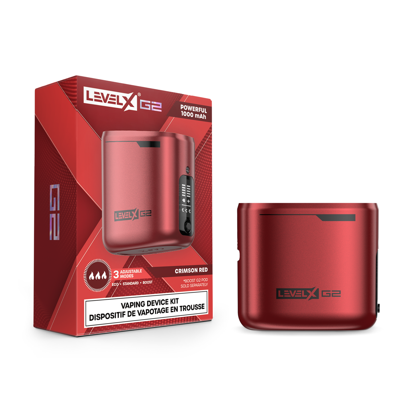 Level-X G-2 Red Boost Battery Orleans Vape