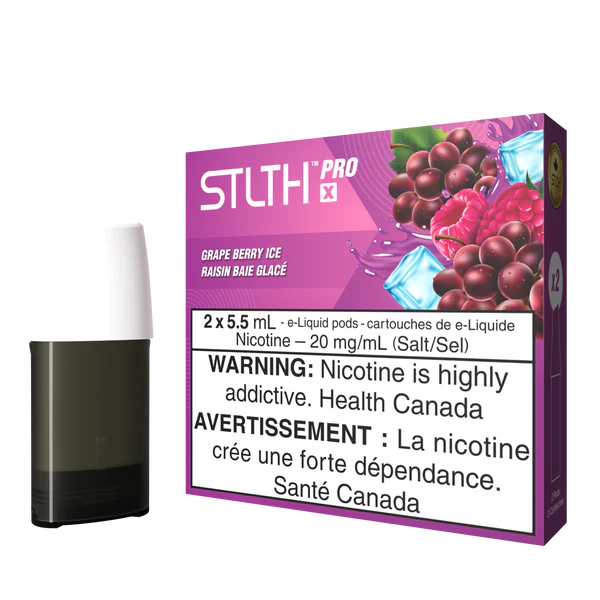 STLTH PRO X Pod Pack - Grape Berry Ice Orleans Vape