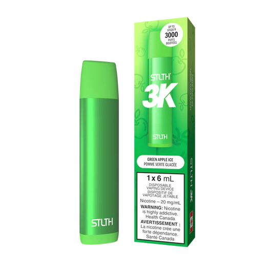 STLTH 3K - Green Apple Ice Orleans Vape