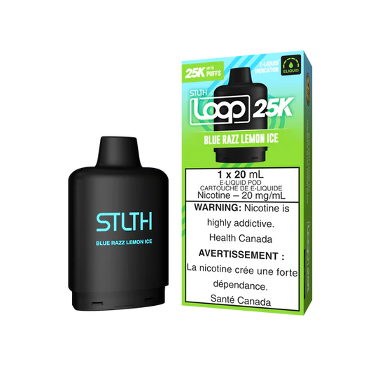 STLTH LOOP 25K Pod Pack - Blue Razz Lemon Ice Orleans Vape