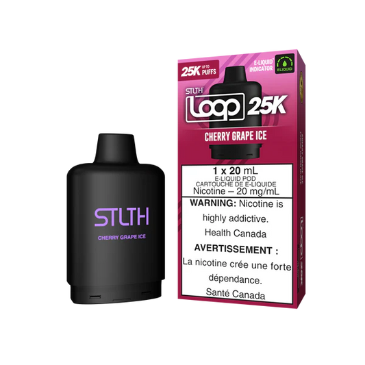 STLTH LOOP 25K Pod Pack - Cherry Grape Ice Orleans Vape