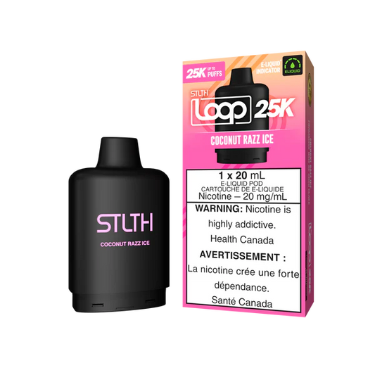 STLTH LOOP 25K Pod Pack - Coconut Razz Ice Orleans Vape