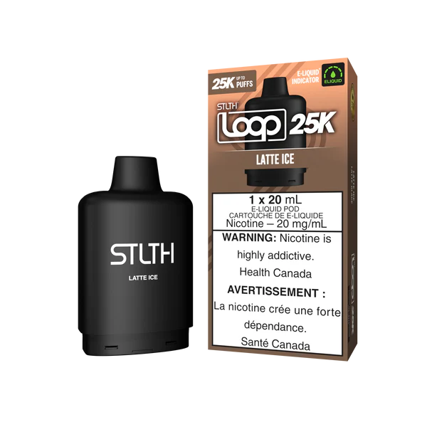 STLTH LOOP 25K Pod Pack - Latte Ice Orleans Vape