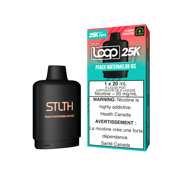 STLTH LOOP 25K Pod Pack - Peach Watermelon Ice Orleans Vape