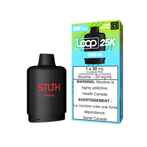 STLTH LOOP 25K Pod Pack - Punch Ice Orleans Vape