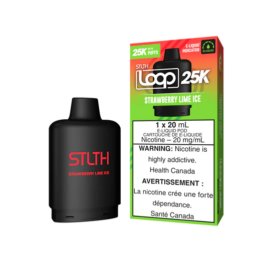 STLTH LOOP 25K Pod Pack - Strawberry Lime Ice Orleans Vape