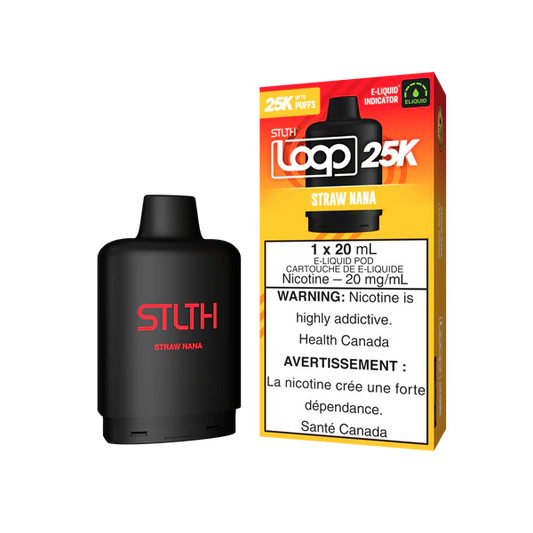 STLTH LOOP 25K Pod Pack - Straw Nana Orleans Vape