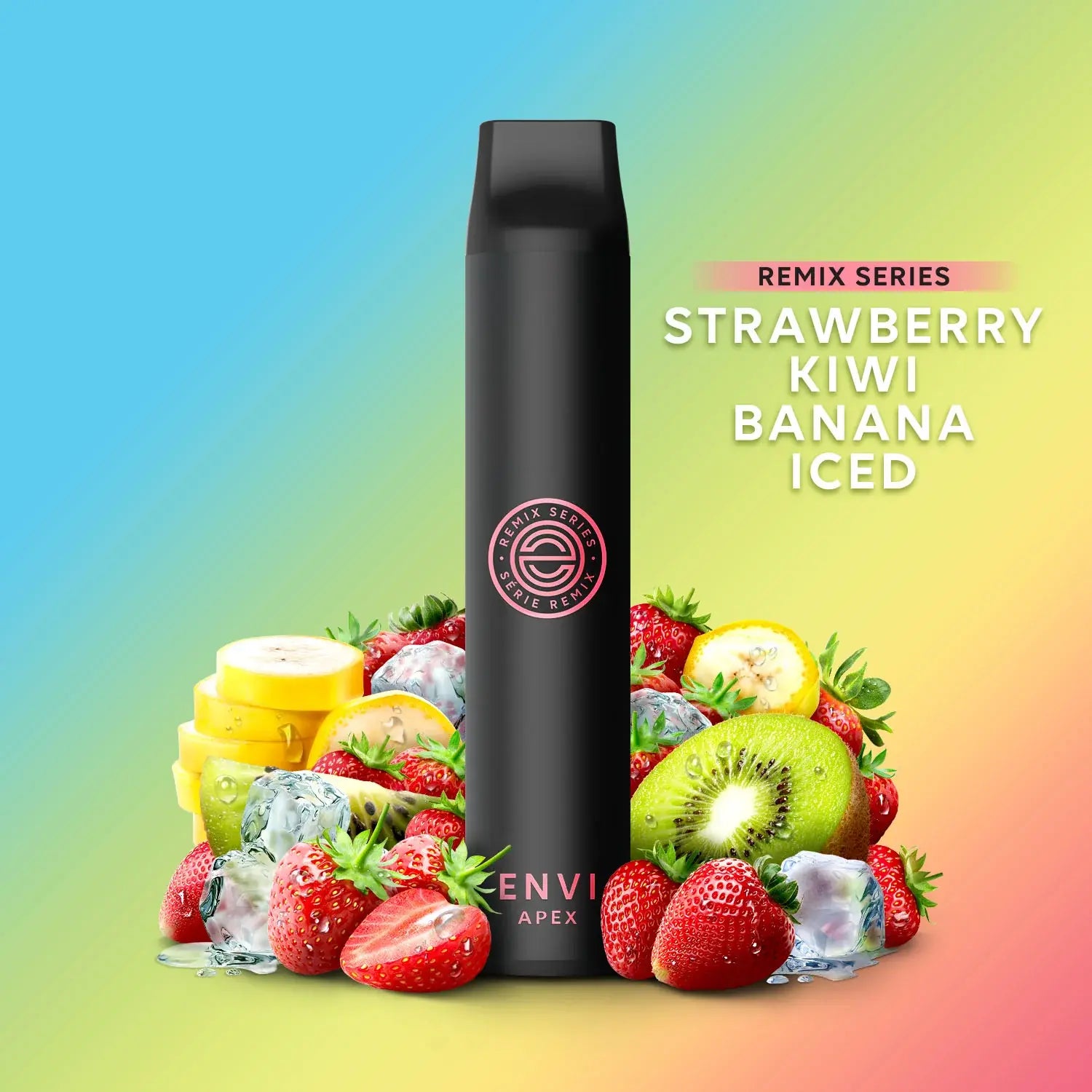 Strawberry Kiwi banana iced (Envi.Apex 2500) - Orleans Vape