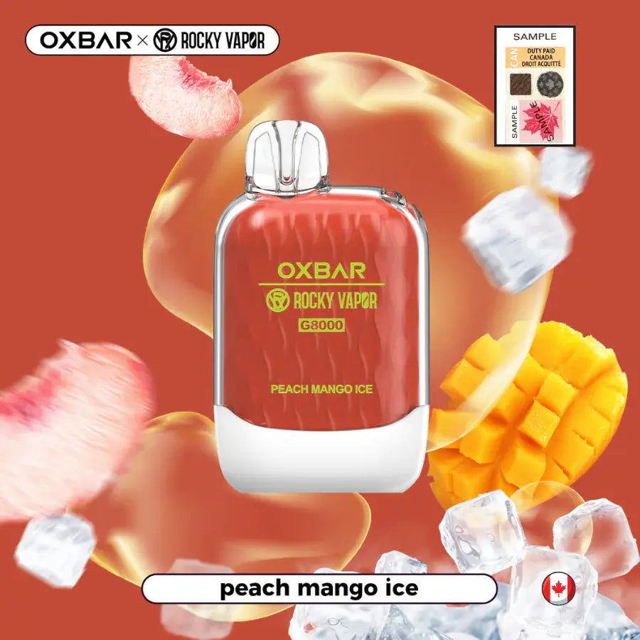 Peach Mango Ice (OXBAR 8000) - Orleans Vape