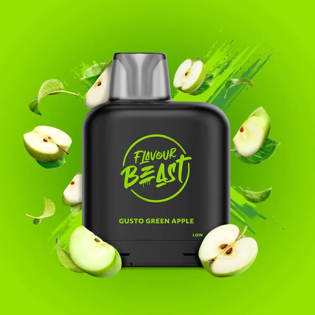 Gusto Green Apple Flavour Beast Level X - Orleans Vape