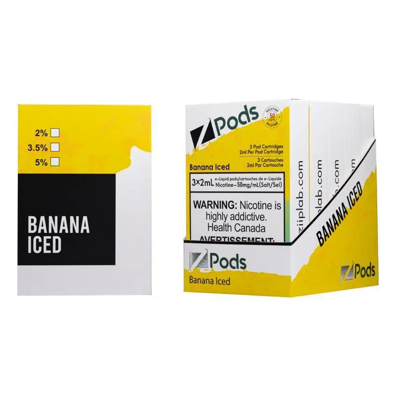 Banana Iced (Z Pods) - Orleans Vape