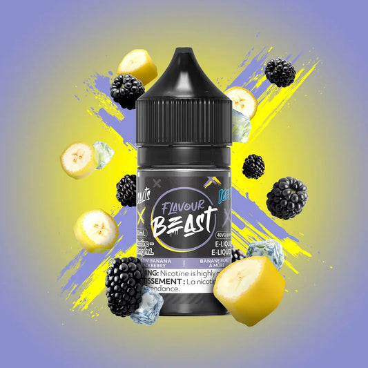 Flavour Beast - E-Liquid -Blazin Banana BlackBerry - 30ml - Orleans Vape