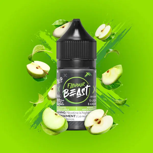 Flavour Beast E-Liquid - GUSTO GREEN APPLE - 30ml - Orleans Vape