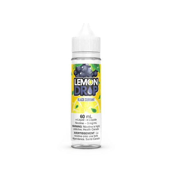 Black Currant - Lemon Drop 60ml - FREE BASE - E-Liquid - Orleans Vape