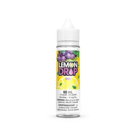 Grape - Lemon Drop 60ml - FREE BASE - E-Liquid - Orleans Vape