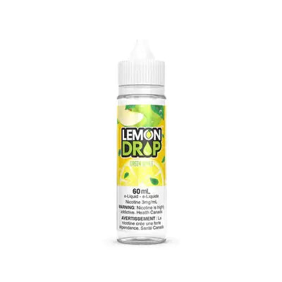 GREEN APPLE - Lemon Drop 60ml - FREE BASE - E-Liquid - Orleans Vape