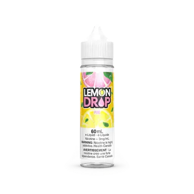 PINK - Lemon Drop 60ml - FREE BASE - E-Liquid - Orleans Vape