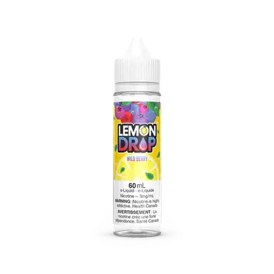 WILD BERRY - Lemon Drop 60ml - FREE BASE - E-Liquid - Orleans Vape