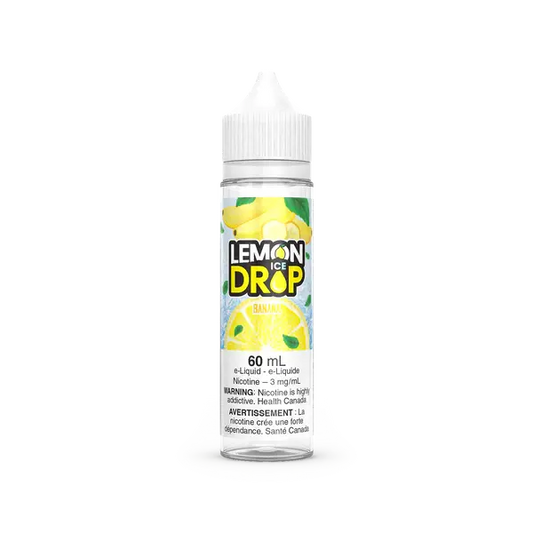 Banana - Lemon Drop ICE - 60ml - FREE BASE - E-Liquid - Orleans Vape